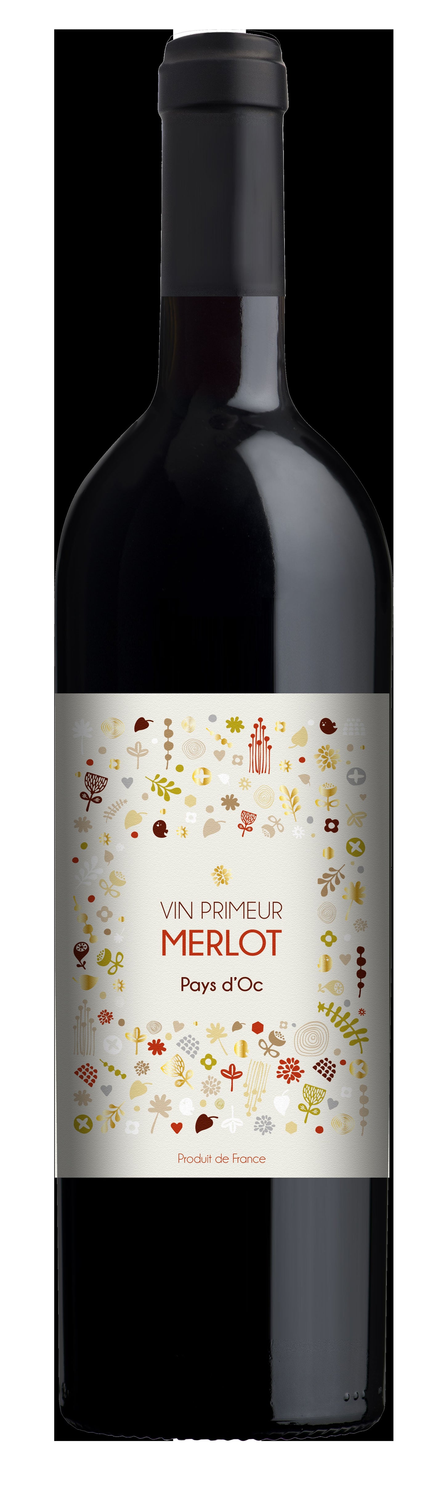 Vin Primeur Merlot Pays d' Oc 0,75l (13% vol.)