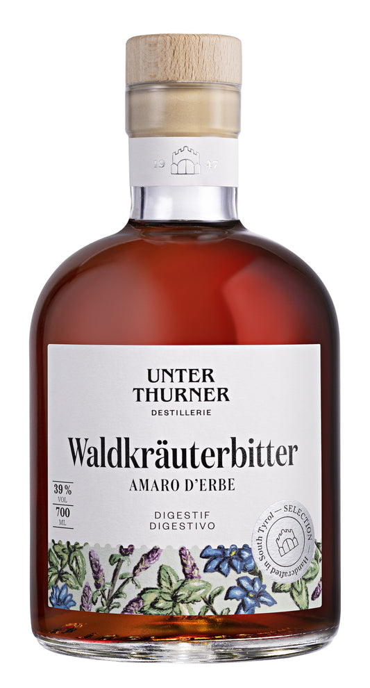 Waldkräuterbitter Amaro d' Erbe Unterthurner 0,7l (39% vol.)