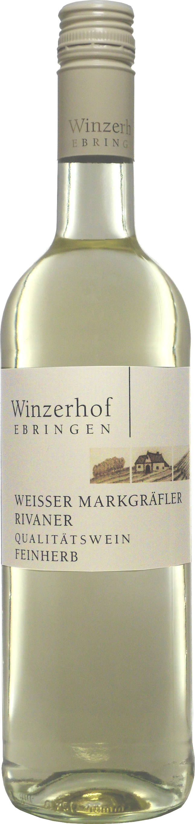 Weisser Markgräfler Rivaner feinherb 0,75l (11% vol.)