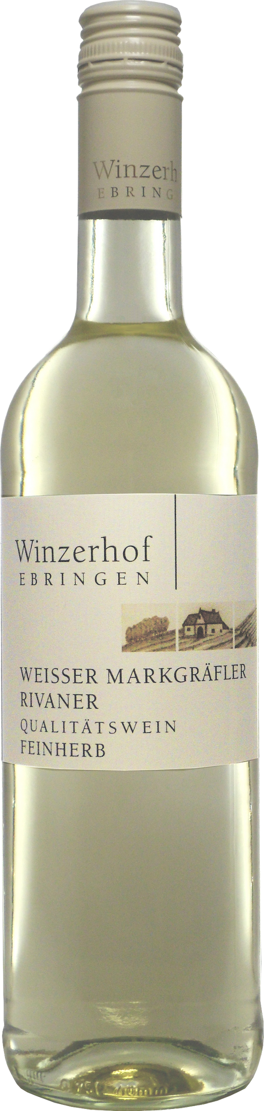 Weisser Markgräfler Rivaner feinherb 0,75l (11% vol.)