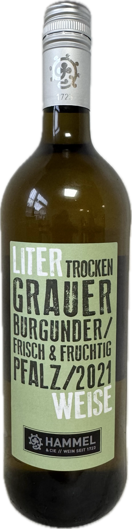 Grauer Burgunder trocken Hammel 1,0l (12,0% vol)