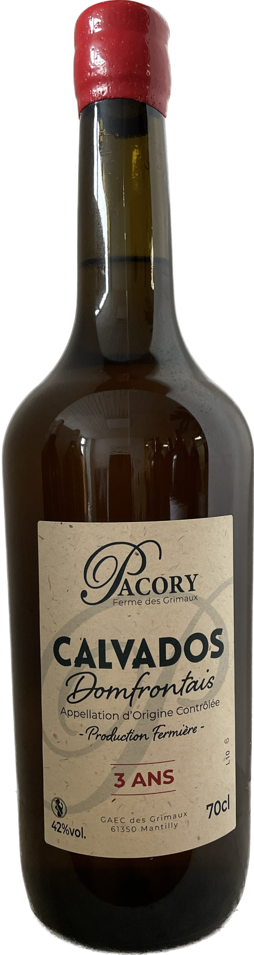 Calvados 3 ans Pacory 0,7l (42% vol.)