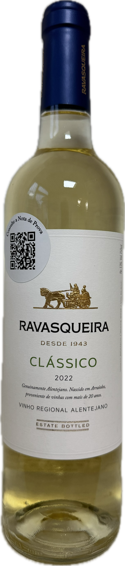 Ravasqueira Classico branco Classico 0,75l