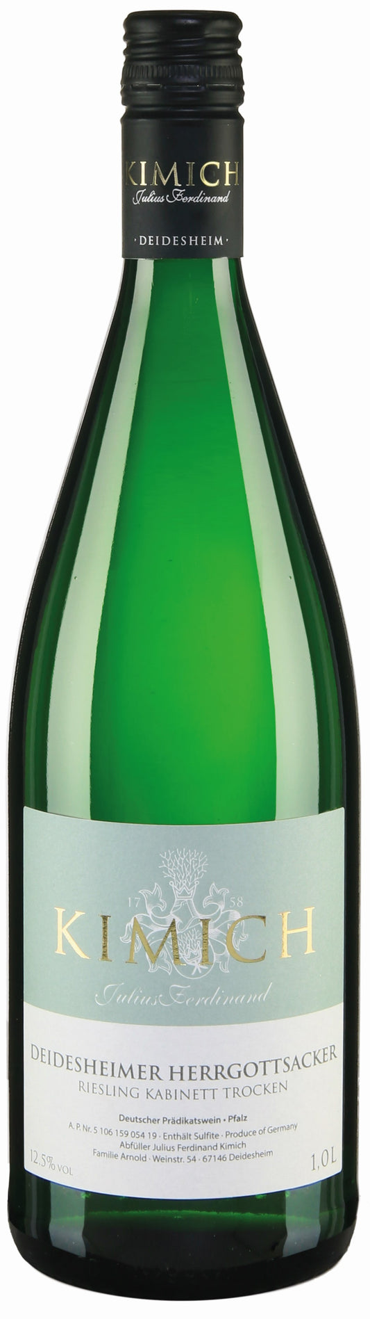 Deidesheimer Herrgottsacker Riesling Kabinett trocken Kimich 1,0l (12,5% vol.)